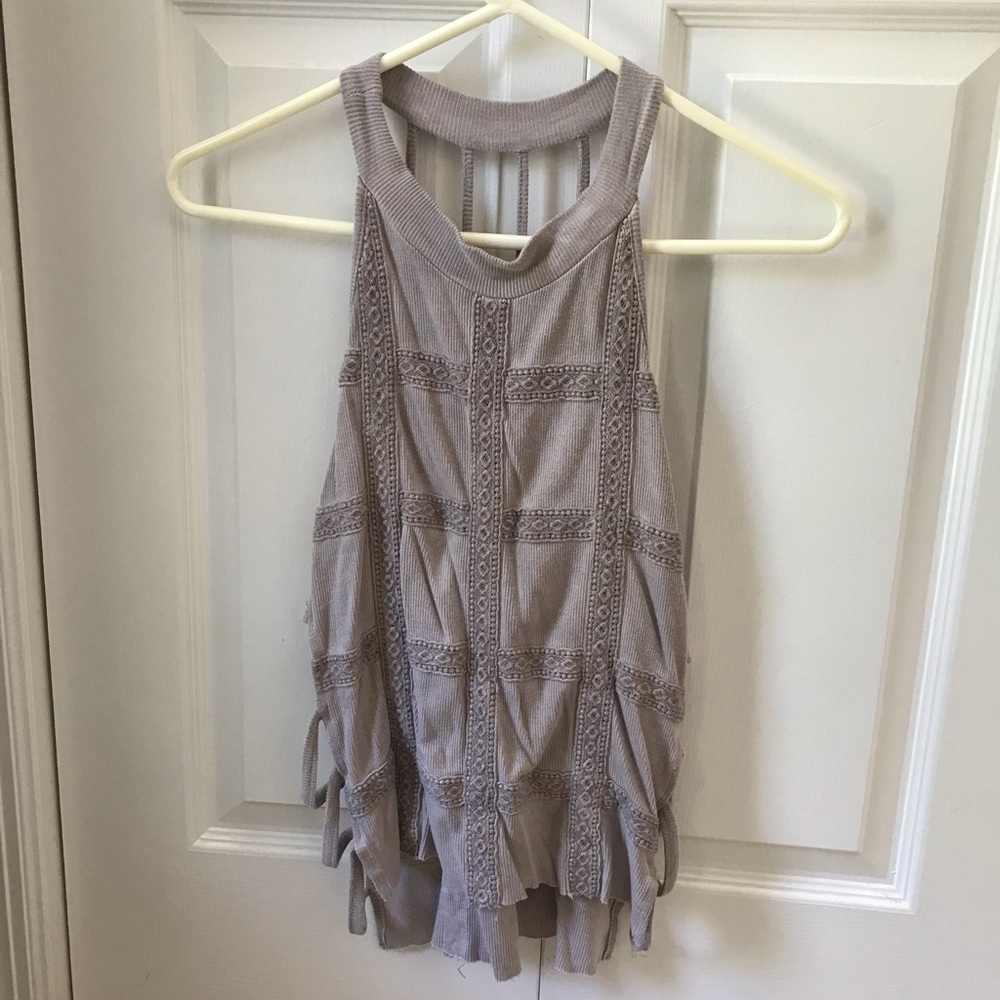 Embroidered tank top
